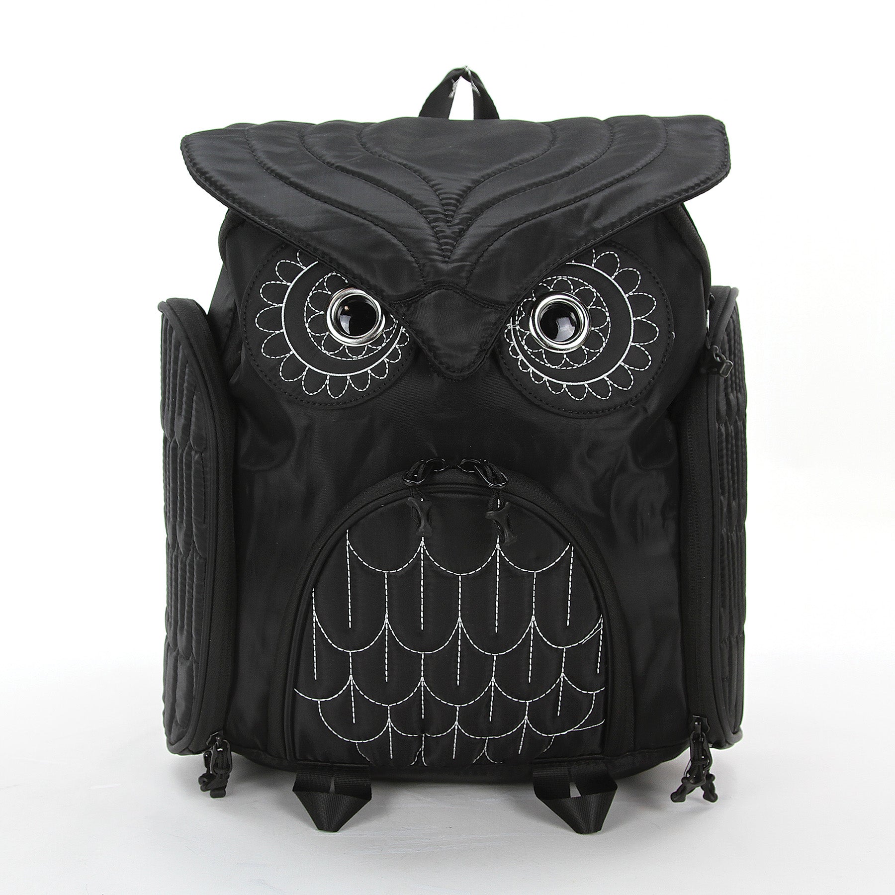 Owl Backpack in Polyester front view