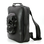 PROTRUDED SKULL RECTANGLE BACKPACK, side view
