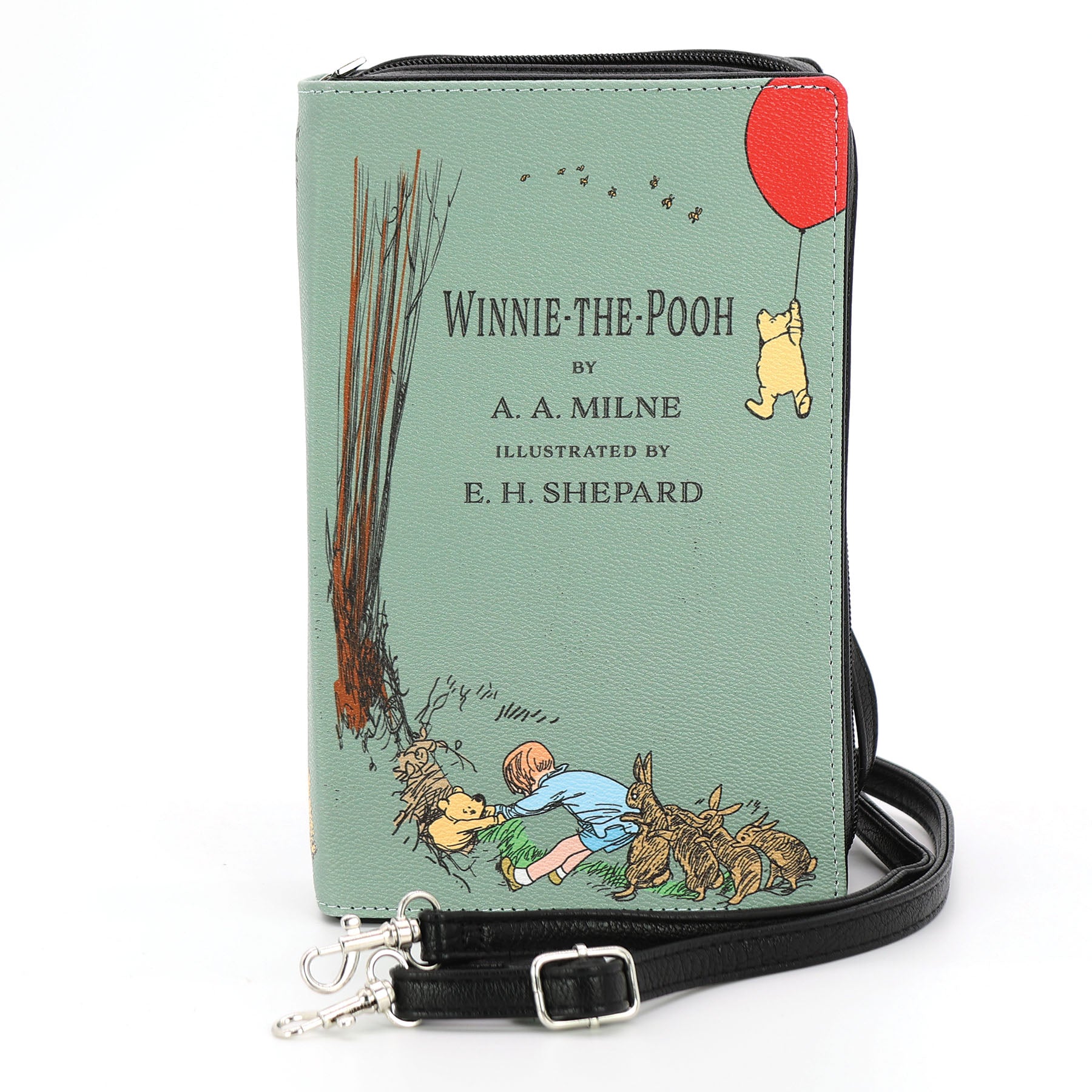 Winnie the Pooh Book Clutch Bag in Vinyl