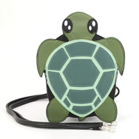 Green Sea Turtle Crossbody Bag in Vinyl