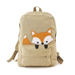 Canvas Fox Backpack Frontal view