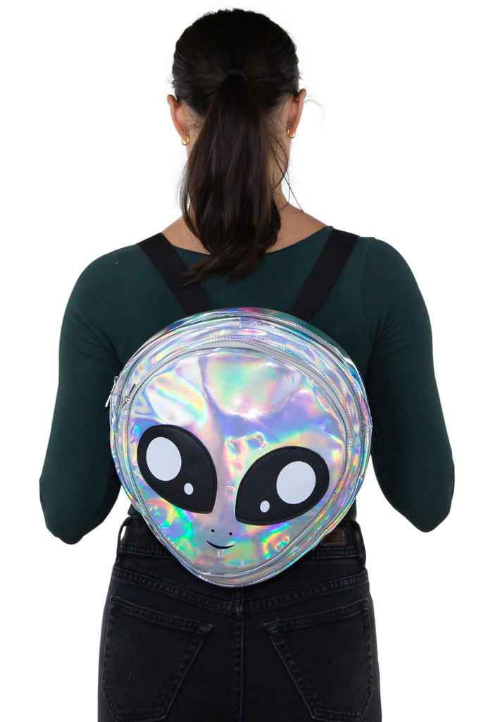 Alien Head Vinyl Backpack in Vinyl Material – www.comecoinc.com Alien Head Vinyl Backpack in Vinyl Material – www.comecoinc.com