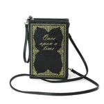 Once upon a time book clutch frontal view