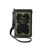 Once upon a time book clutch frontal view