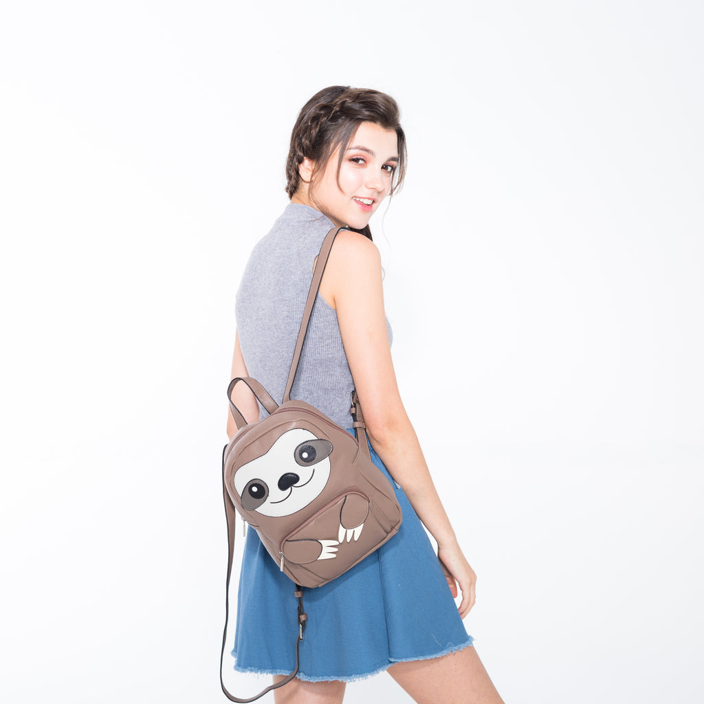 Sloth Mini Backpack Sleepyville Critters - Mini Sloth Backpack in Vinyl Material – www ...