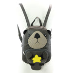 Mini Otter Backpack in Vinyl Material, on mannequin front view