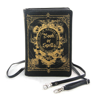 Book of Spells Clutch Bag in Vinyl Material front view