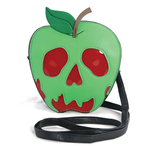Sleepyville Critters - Poisoned Apple Crossbody Bag in Vinyl Material front view