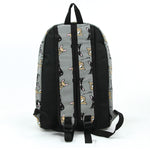 Boston Terrier Backpack in Canvas Material back view