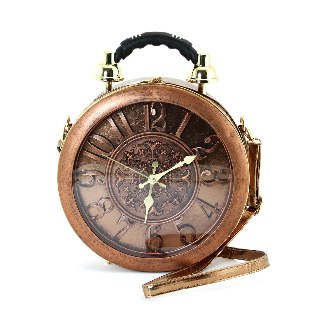 Vintage 1980s Clock Tote Bag - Grey, Black, Red – Dovetail