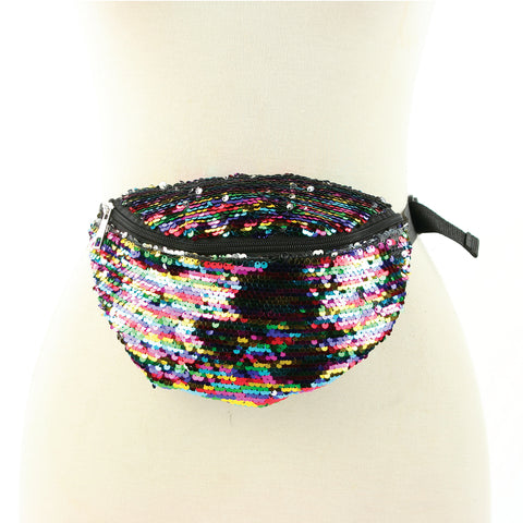 Sequin Fanny Pack front view
