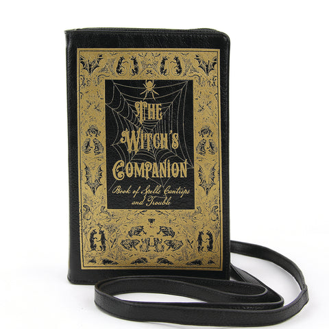 The Witches Companion Book Bag in Vinyl front view