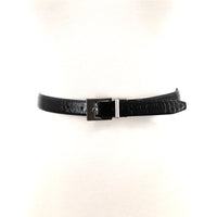 Reversible Vinyl Belt in black; front view