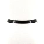 Reversible Vinyl Belt in black, back view