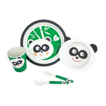 Bamboo Fibre 5-pc. Panda Kid's Dinnerware Set