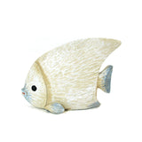 Angel Fish with Crushed Glass Accent Figurine; side view