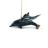 Mom and Baby Dolphin Ornament