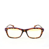 Blue Light Blocking Glasses, brown color, front view