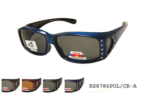 RS8786POL/CR-A Fit Over Sunglasses, front view