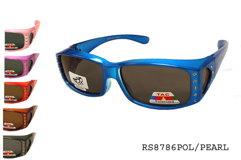 RS8786POL/PEARL Fit Over Sunglasses, front view