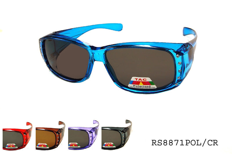 RS8871POL/CR Fit Over Sunglasses, front view
