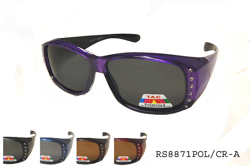 RS8871POL/CR-A Fit Over Sunglasses, front view