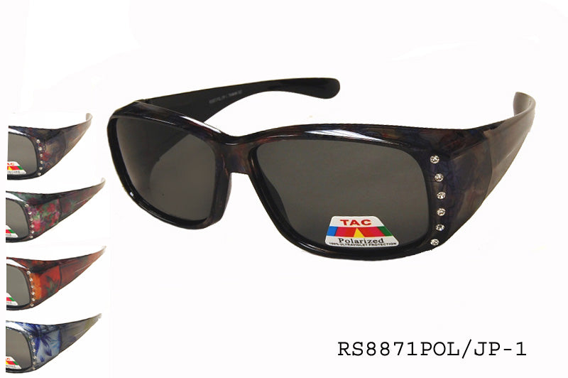 RS8871POL/JP-1 Fit Over Sunglasses, front view