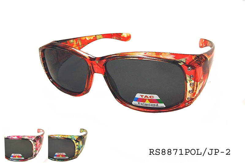 RS8871POL/JP-2 Fit Over Sunglasses, front view