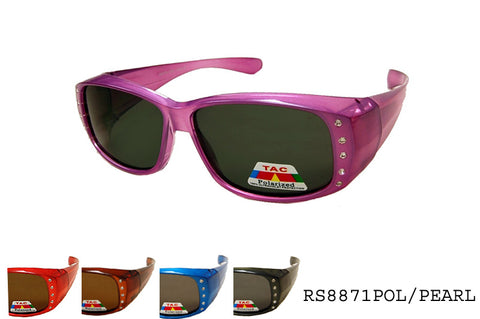 RS8871POL/PEARL Fit Over Sunglasses, front view