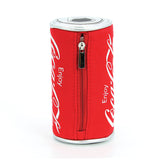 Coca-Cola Can Coin Purse in Canvas. side view