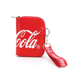 Coca-Cola logo wallet w/ Strap, back view