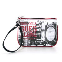 coca cola wristlet front view