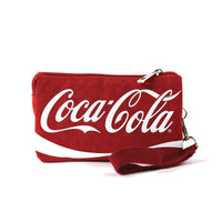 Coca-Cola Script Zippered Nylon Wristlet