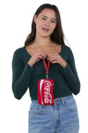 Coca-Cola Script Zippered Nylon Wristlet
