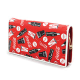 Coca-cola drinks wallet frontal view