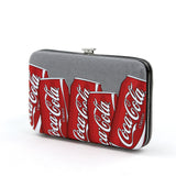 coca cola flat wallet side view