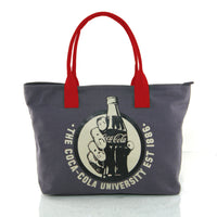 grey coca cola tote bag