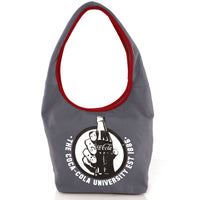 grey coca cola hobo bag