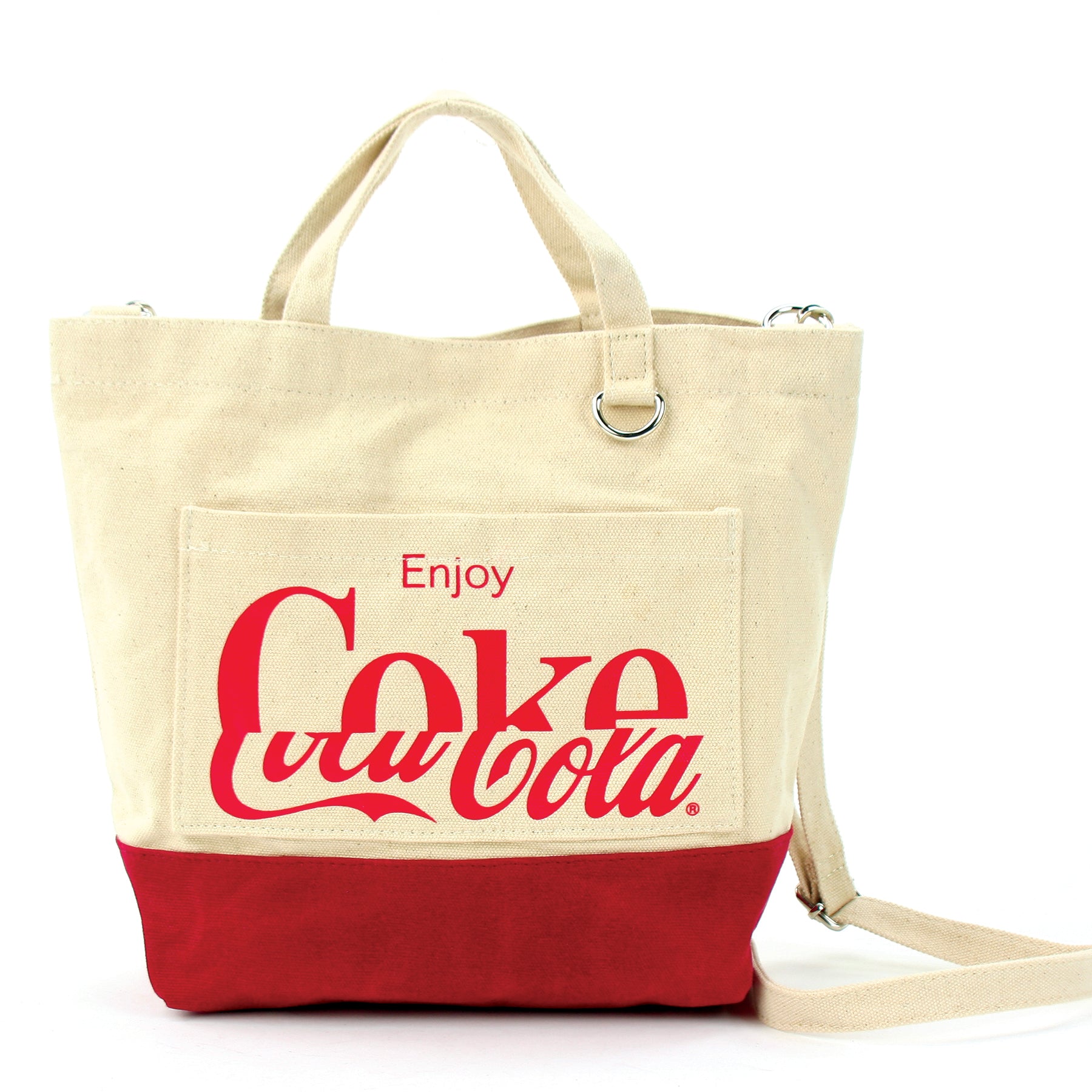 Coca-Cola Small Handheld Bag, front view