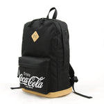 Enjoy Coca-Cola canvas backpack side view