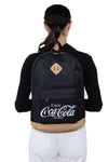 Officially Licensed Coca-Cola Script Rucksack, backpack style on model