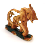 4.50'' H ELEPHANT WOODLIKE CARVING