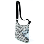 Peeking Cat Messenger in Canvas, side view