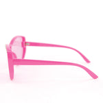 Sunglasses Made with Swarovski Elements, pink color, side view