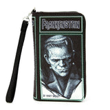 Frankenstein Book Clutch Wallet in Vinyl, front view