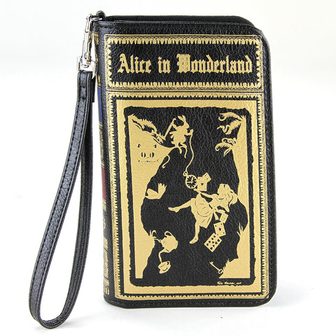 Alice In Wonderland Wallet In Vinyl, front view