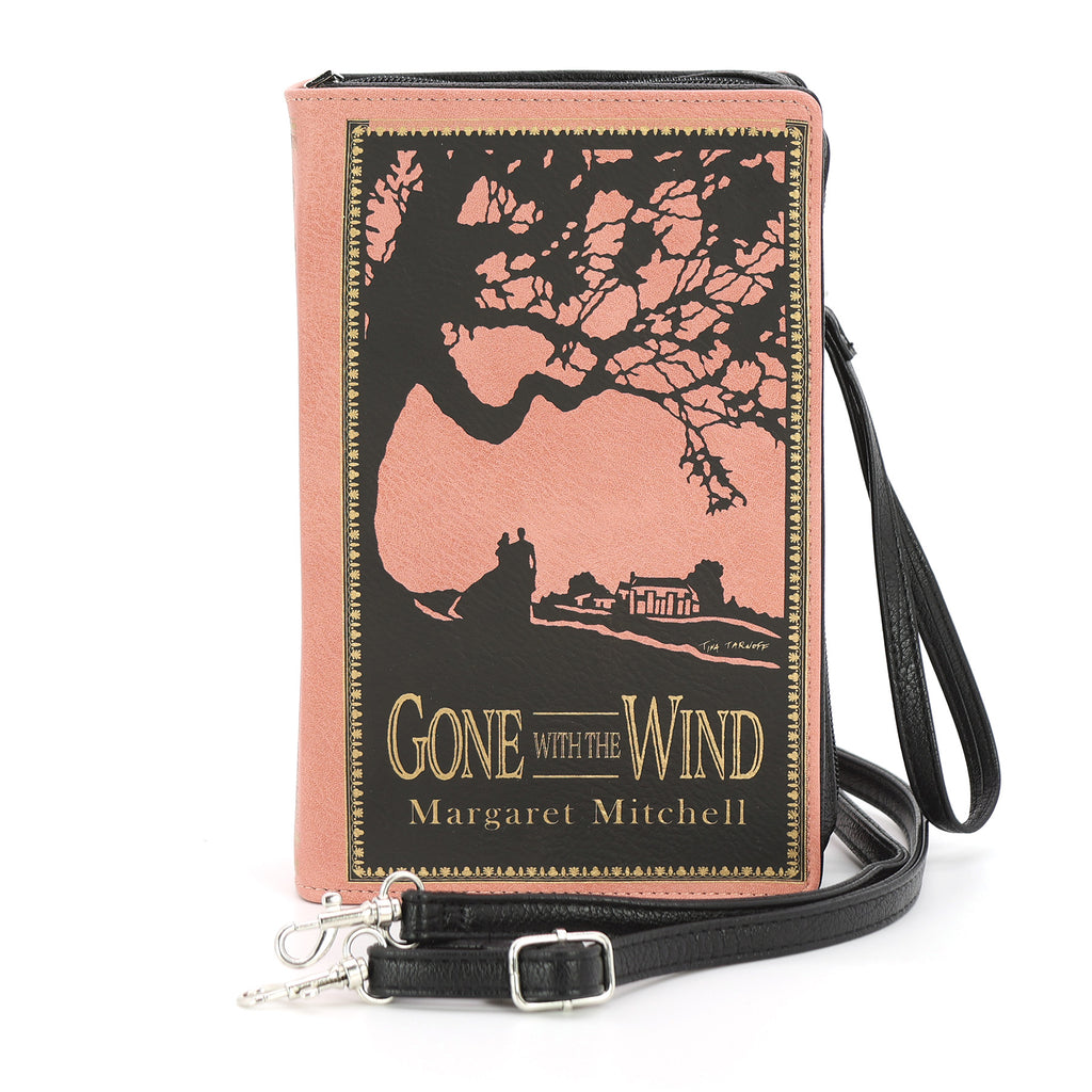 Book Clutch Purse, Gone With the Wind Embroidered Novelty Handbag, Black  Velvet - Etsy