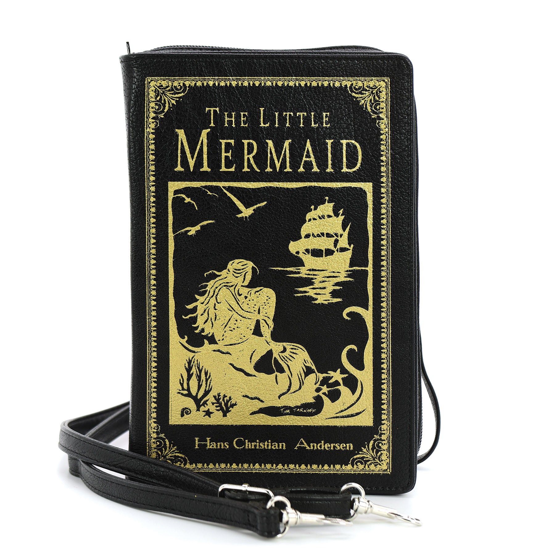 The Little Mermaid Book Clutch Bag in Vinyl
